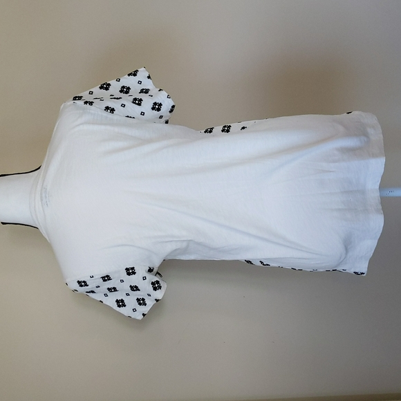 J. Crew Collector Tees Diamond SS T-shirt L Black White - Picture 10 of 13